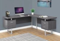 Decorative workstation furniture with drawers and shelf