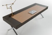 Artistic study desk furniture with hutch