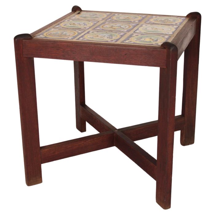 Arts And Crafts Sofa Table | Baci Living Room Bold craft table furniture for art studio
