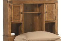 Modern loft bed furniture with bookcase headboard