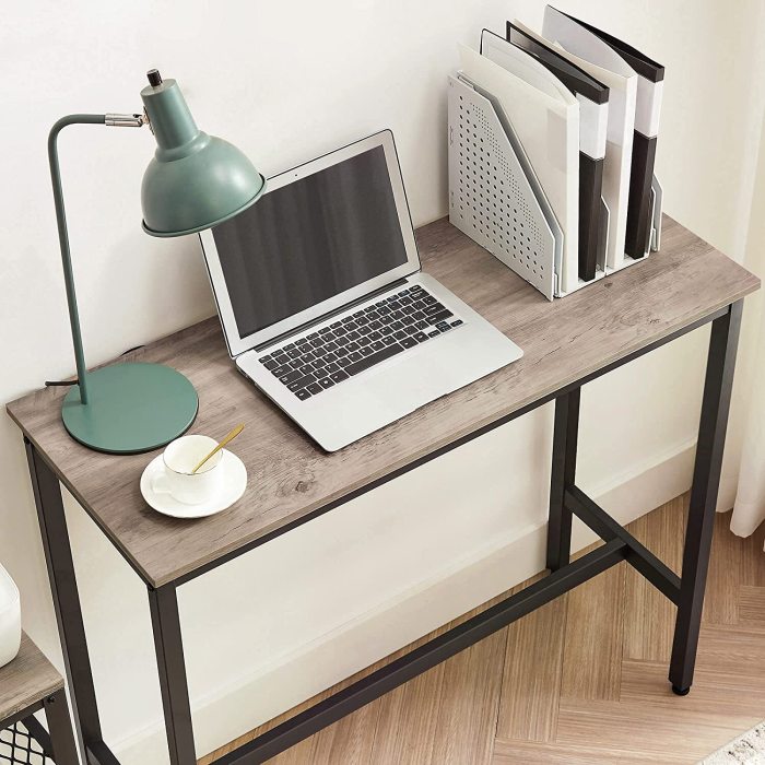 Buy Ink Blue Leather Breakfast Table with Small Tray at 29% OFF Online ... Bold breakfast table furniture for small spaces